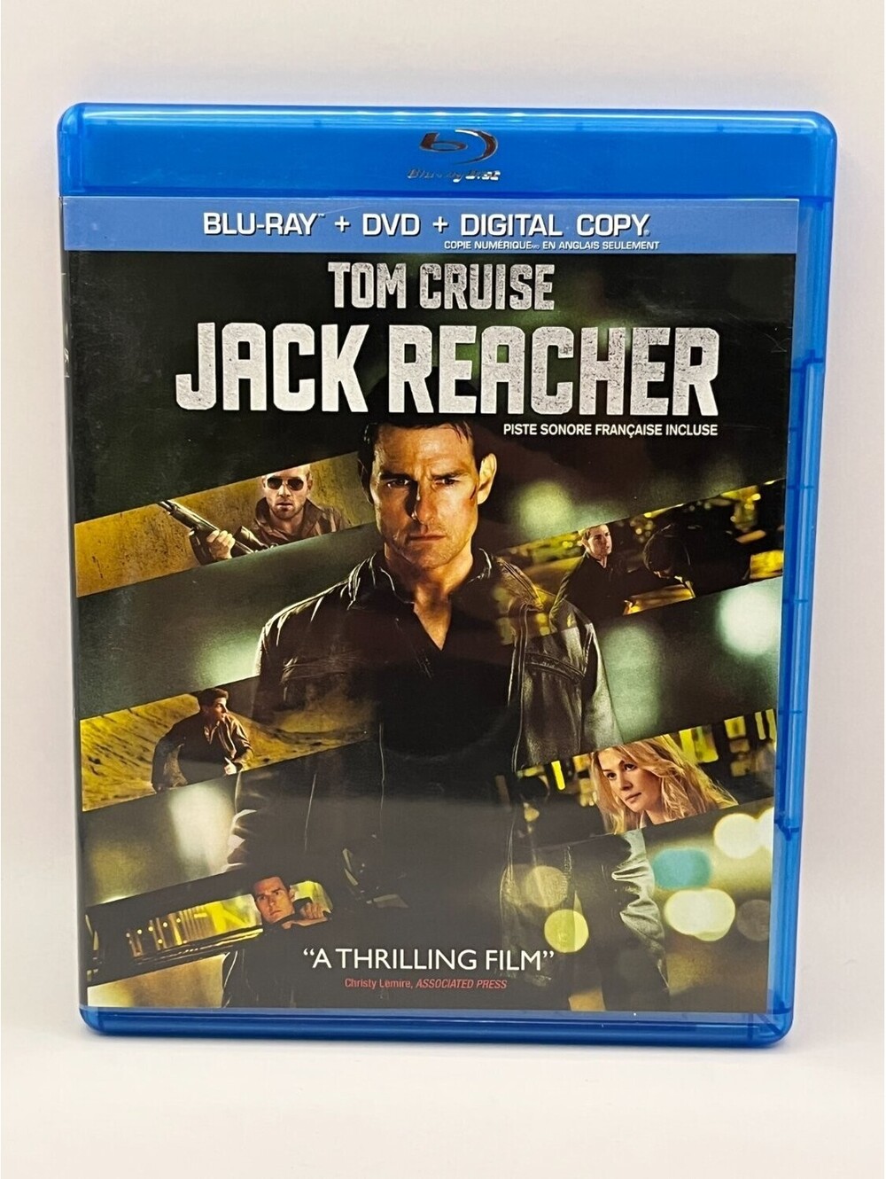 Jack Reacher Blu-ray Bilingual Canadian Edition Tom Cruise Action